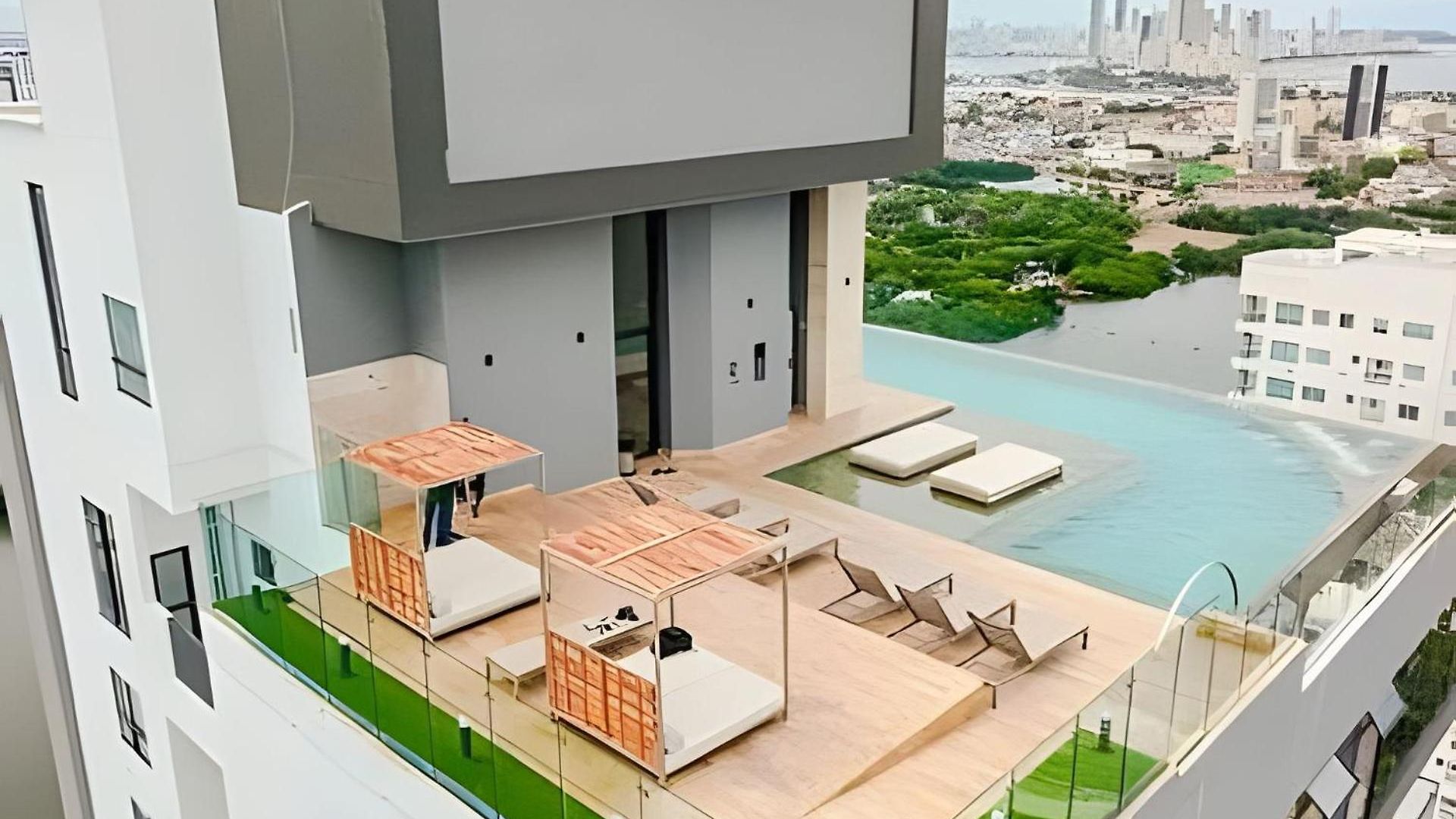Exclusivo 1br Apt, Vista Al Mar&centro * Cartagena