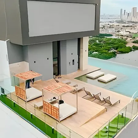 Exclusivo 1br Apt, Vista Al Mar&centro * Cartagena